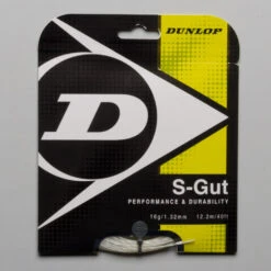 Dunlop S-Gut 16 -Holabird Sports SHOP 011499 wht 1
