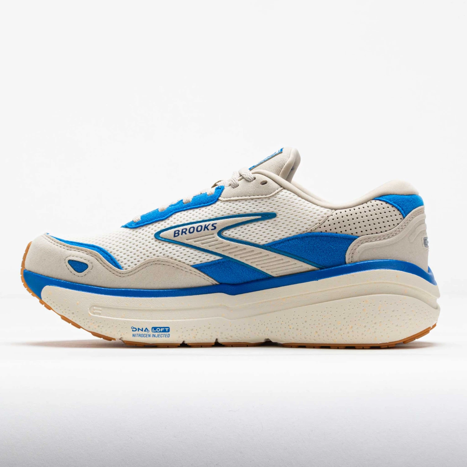 Brooks Ghost Max SE Men's Silver Lining/Blue/Surf The Web 2 Brooks Ghost Max SE Men's Silver Lining/Blue/Surf The Web - Image 2