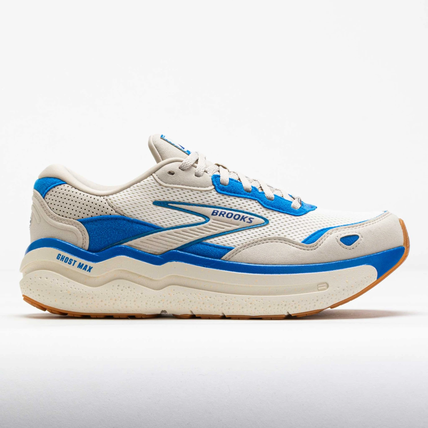 Brooks Ghost Max SE Men's Silver Lining/Blue/Surf The Web 1 Brooks Ghost Max SE Men's Silver Lining/Blue/Surf The Web