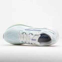 Brooks Glycerin 22 Women's White/Limpet Shell/Amparo Blue -Holabird Sports SHOP 042445 2