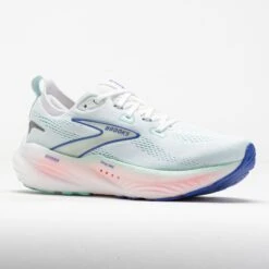 Brooks Glycerin 22 Women's White/Limpet Shell/Amparo Blue -Holabird Sports SHOP 042445 5