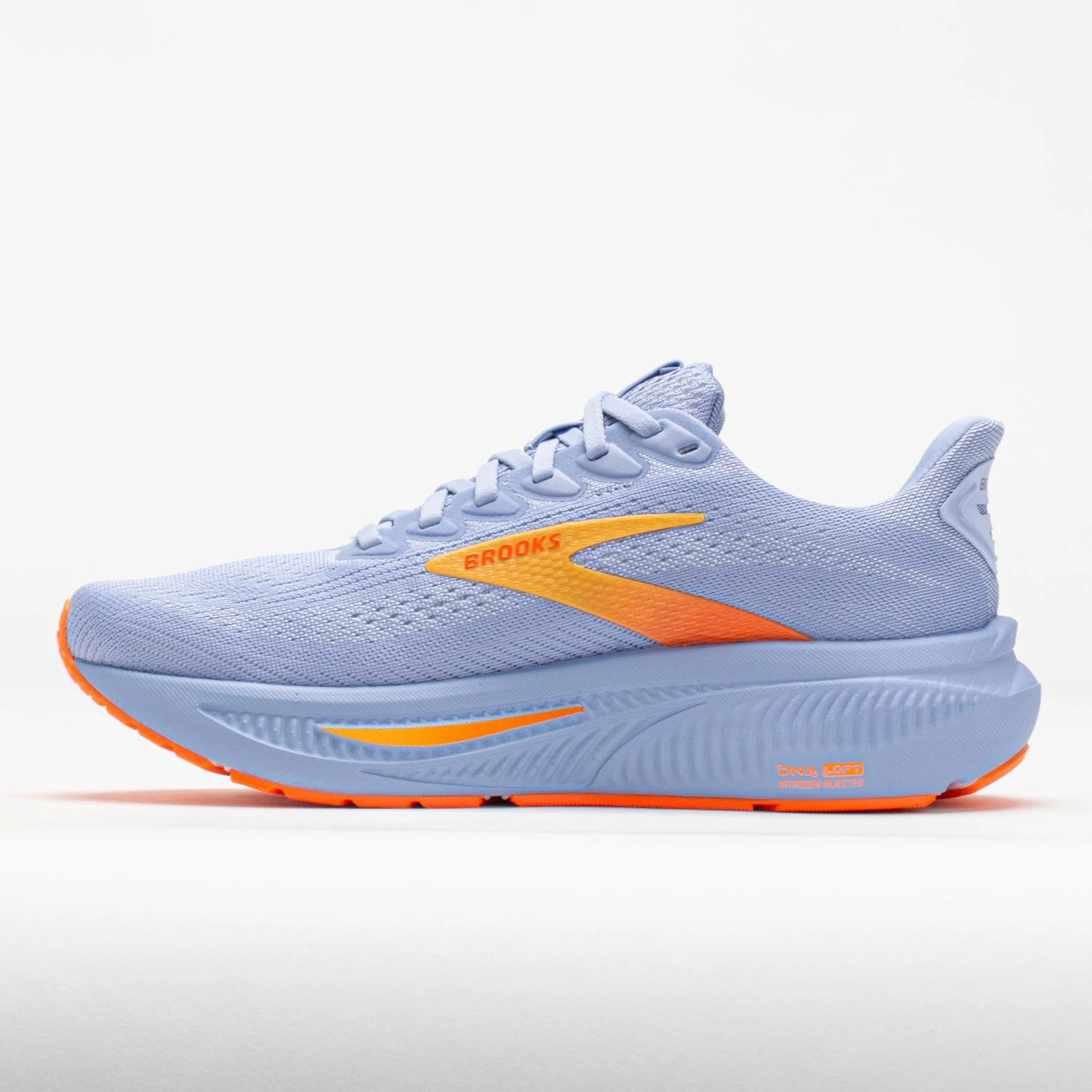 Brooks Ghost 17 Women's Blue Heron/White/Orange 2 Brooks Ghost 17 Women's Blue Heron/White/Orange - Image 2