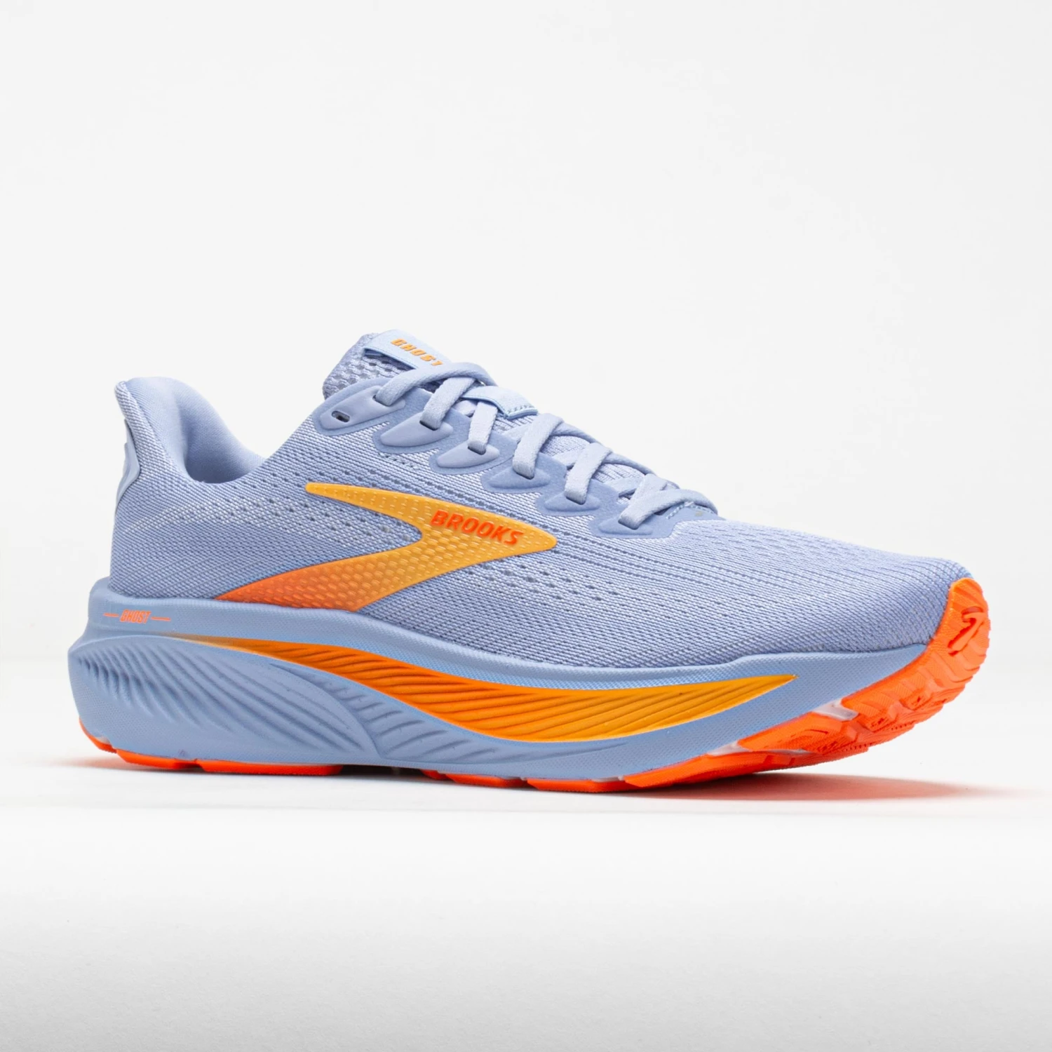 Brooks Ghost 17 Women's Blue Heron/White/Orange 5 Brooks Ghost 17 Women's Blue Heron/White/Orange - Image 5