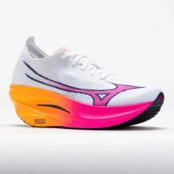 Mizuno Wave Rebellion Pro 3 Unisex White/Tang Orange -Holabird Sports SHOP 042907 5