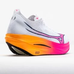 Mizuno Wave Rebellion Pro 3 Unisex White/Tang Orange -Holabird Sports SHOP 042907 6