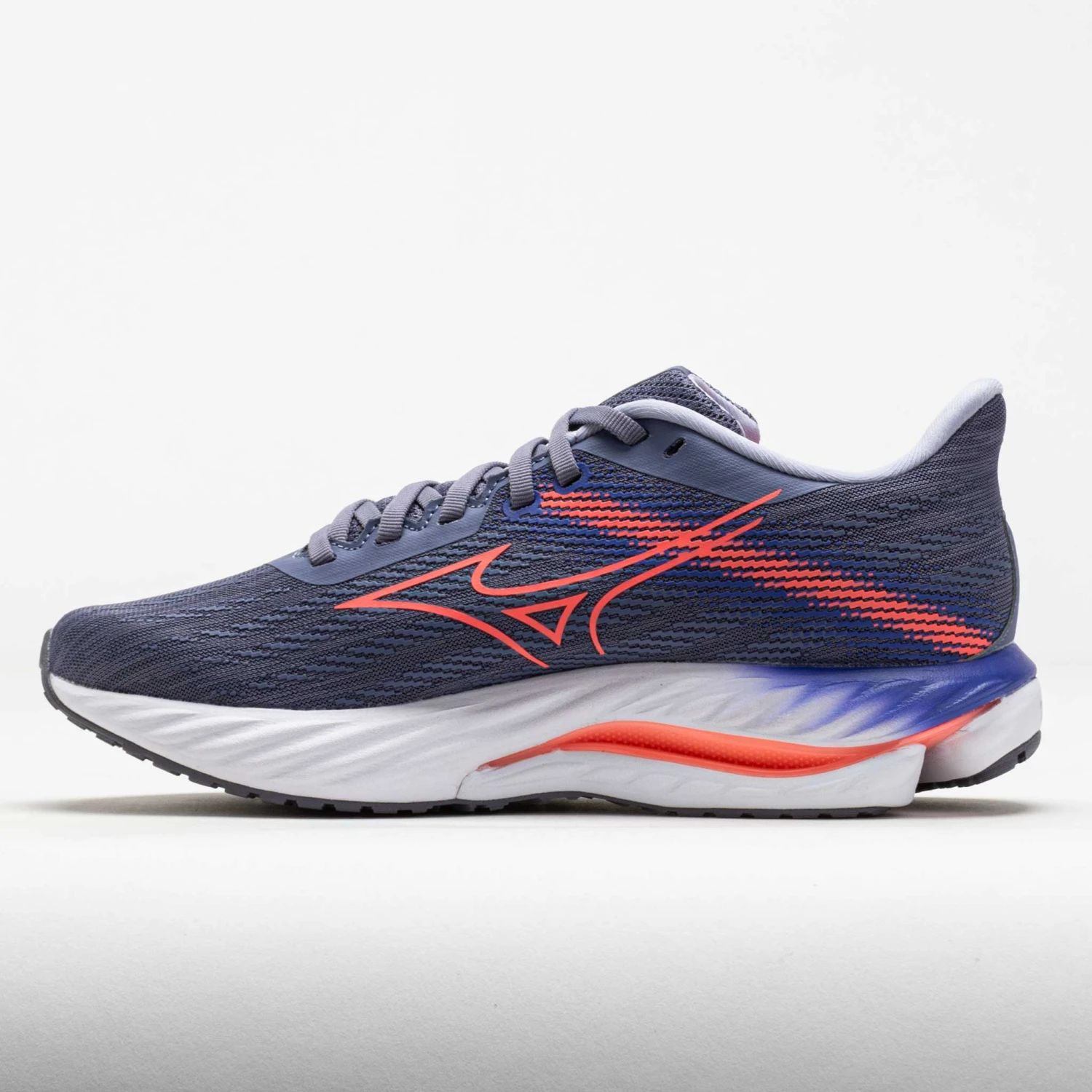 Mizuno Wave Inspire 21 Women's Blue Granite/Striking Coral 2 Mizuno Wave Inspire 21 Women's Blue Granite/Striking Coral - Image 2