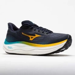 Mizuno Wave Sky 9 Men's Baritone Blue/Citrus -Holabird Sports SHOP 042944 5