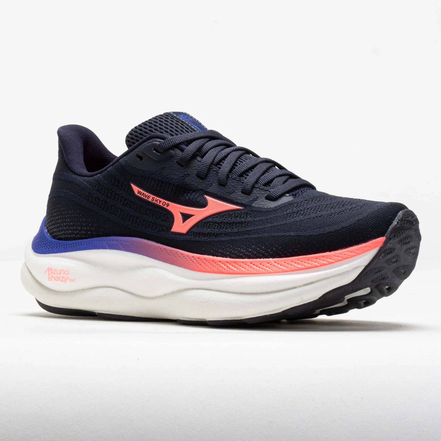 Mizuno Wave Sky 9 Women's Odyssey Grey/Striking Coral 5 Mizuno Wave Sky 9 Women's Odyssey Grey/Striking Coral - Image 5