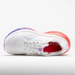 Saucony Guide 18 Women's White/Crocus -Holabird Sports SHOP 043085 2