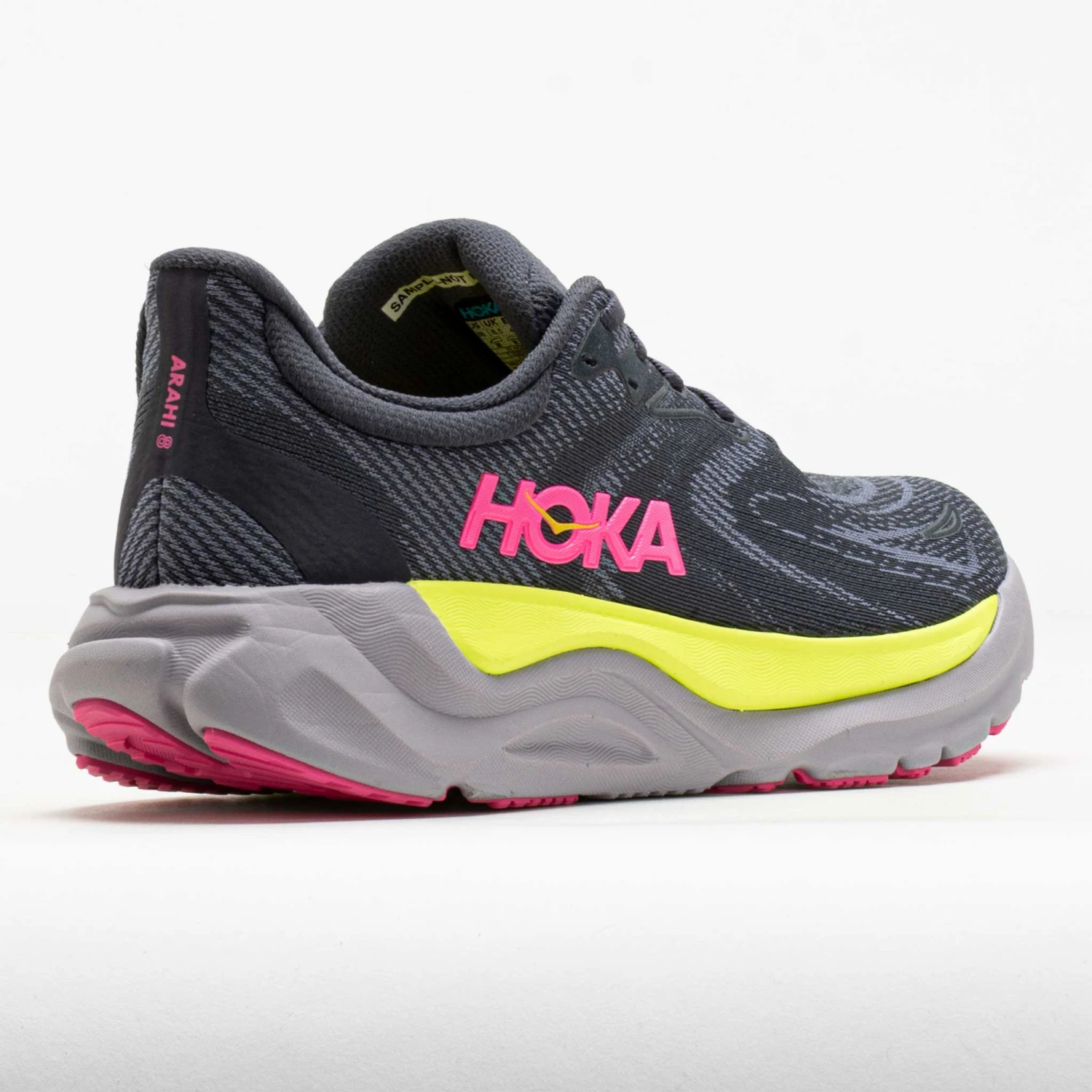 HOKA Arahi 8 Women's Charcoal Grey/Grey Skies 6 HOKA Arahi 8 Women's Charcoal Grey/Grey Skies - Image 6