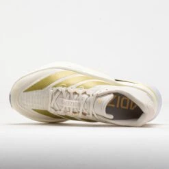 Adidas Adizero Boston 13 Women's Chalk White/Gold Metallic/Orange Tint -Holabird Sports SHOP 043292 2