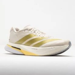 Adidas Adizero Boston 13 Women's Chalk White/Gold Metallic/Orange Tint -Holabird Sports SHOP 043292 5