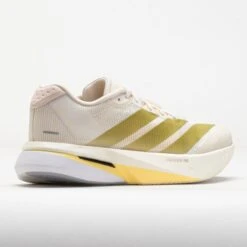 Adidas Adizero Boston 13 Women's Chalk White/Gold Metallic/Orange Tint -Holabird Sports SHOP 043292 6