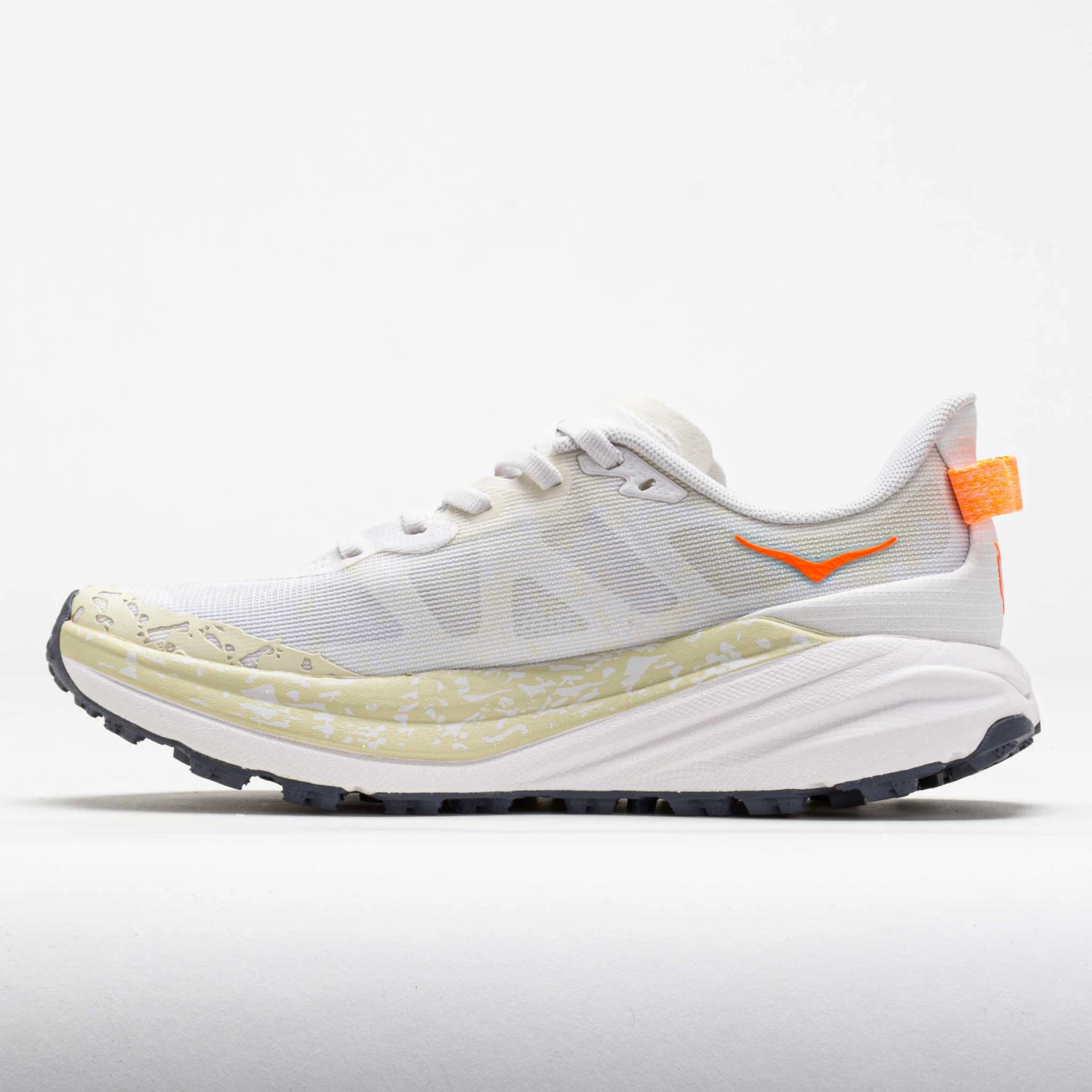 HOKA Speedgoat 6 Women's White/Neon Tangerine 2 HOKA Speedgoat 6 Women's White/Neon Tangerine - Image 2