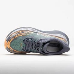 HOKA Stinson 7 Women's Grey Skies/Pale Tangerine -Holabird Sports SHOP 043335 2