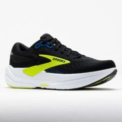 Brooks Ghost Max 3 Men's Black/Navy/Acid Lime -Holabird Sports SHOP 043343 5
