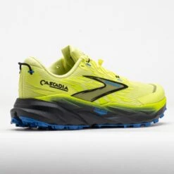 Brooks Cascadia 19 Men's Sunny Lime/Black/Blue -Holabird Sports SHOP 043430 6