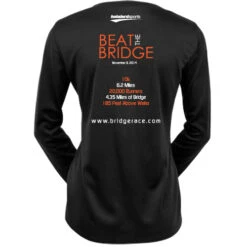 Official Across The Bay 10K In Training Long Sleeve Tee Women's -Holabird Sports SHOP 054084 blk 2