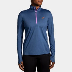 Brooks Dash 1/2 Zip 2.0 Women's 24 Brooks Dash 1/2 Zip 2.0 Women's -Holabird Sports SHOP 057287 424 1
