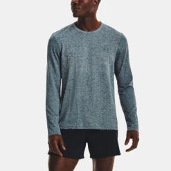 Under Armour Seamless Stride Long Sleeve Men's -Holabird Sports SHOP 057450 414 1