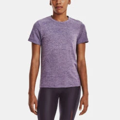 Under Armour Seamless Stride Short Sleeve Women's -Holabird Sports SHOP 057451 571 1
