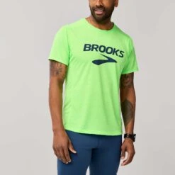 Brooks Distance Short Sleeve 3.0 Men's -Holabird Sports SHOP 057586 334 1