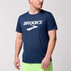Brooks Distance Short Sleeve 3.0 Men's -Holabird Sports SHOP 057586 482 1
