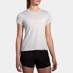 Brooks Luxe Short Sleeve Women's -Holabird Sports SHOP 057587 170 1