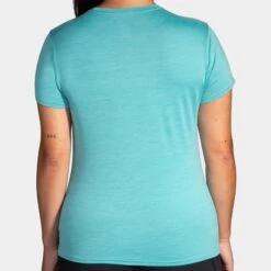 Brooks Luxe Short Sleeve Women's -Holabird Sports SHOP 057587 427 2