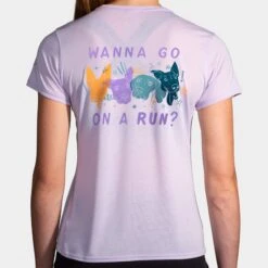 Brooks Distance Short Sleeve 3.0 Women's -Holabird Sports SHOP 057593 575 2