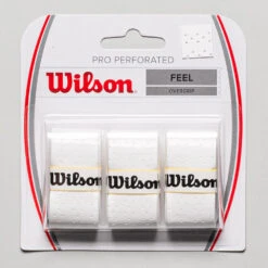 Wilson Pro Overgrip Perforated 3 Pack -Holabird Sports SHOP 060339 wht 1