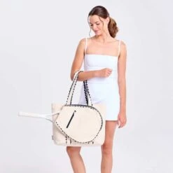 Ame & Lulu Nantucket Tennis Tote -Holabird Sports SHOP 073635 220 3