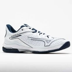 Mizuno Wave Exceed Tour 6 AC Men's White/Dress Blue -Holabird Sports SHOP 117653 5