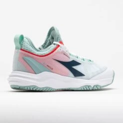 Diadora Speed Blushield Fly 4+ AG Women's White/Legion Blue/Surf Spray -Holabird Sports SHOP 117720 6