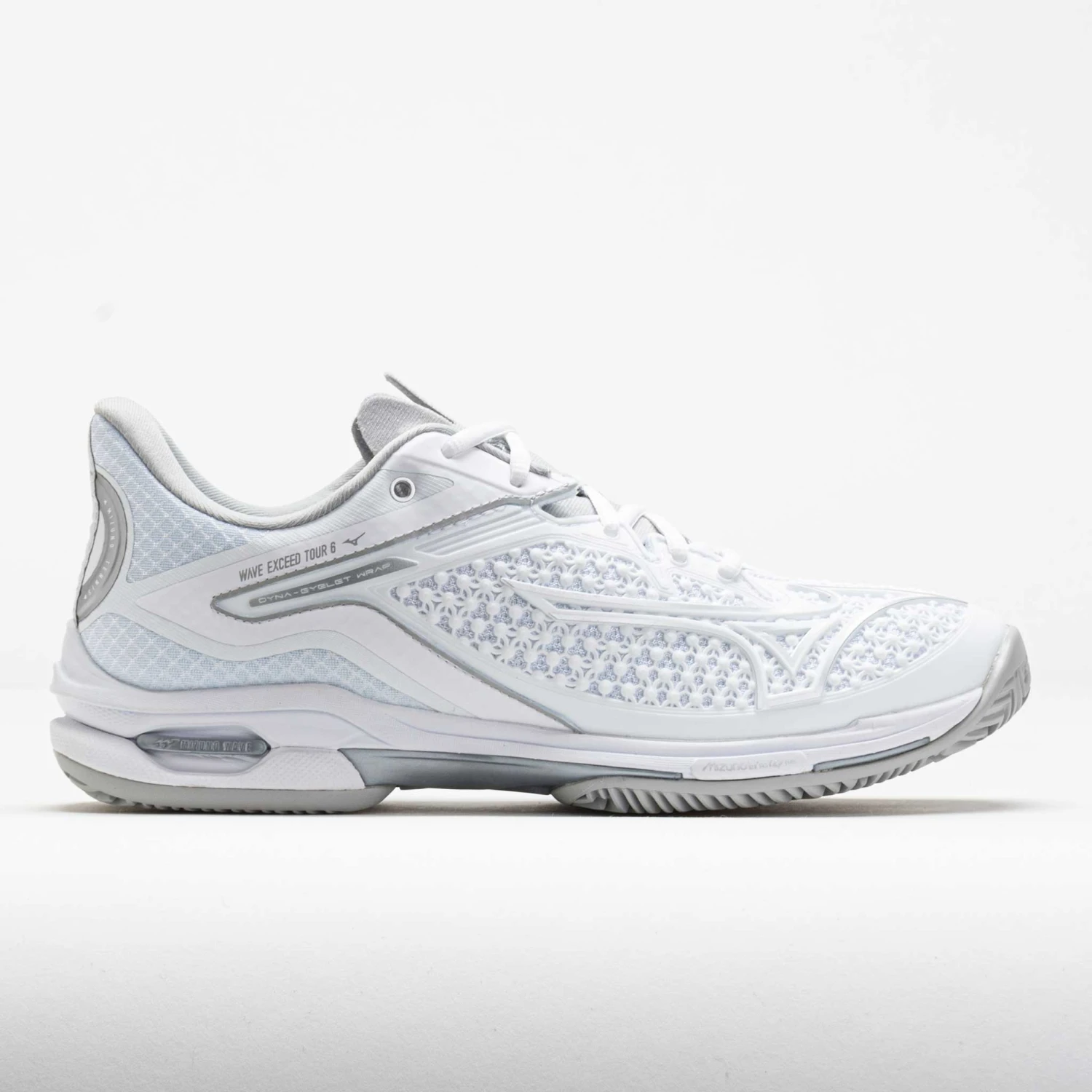 Mizuno Wave Exceed Tour 6 Clay Women's White/Silver 1 Mizuno Wave Exceed Tour 6 Clay Women's White/Silver