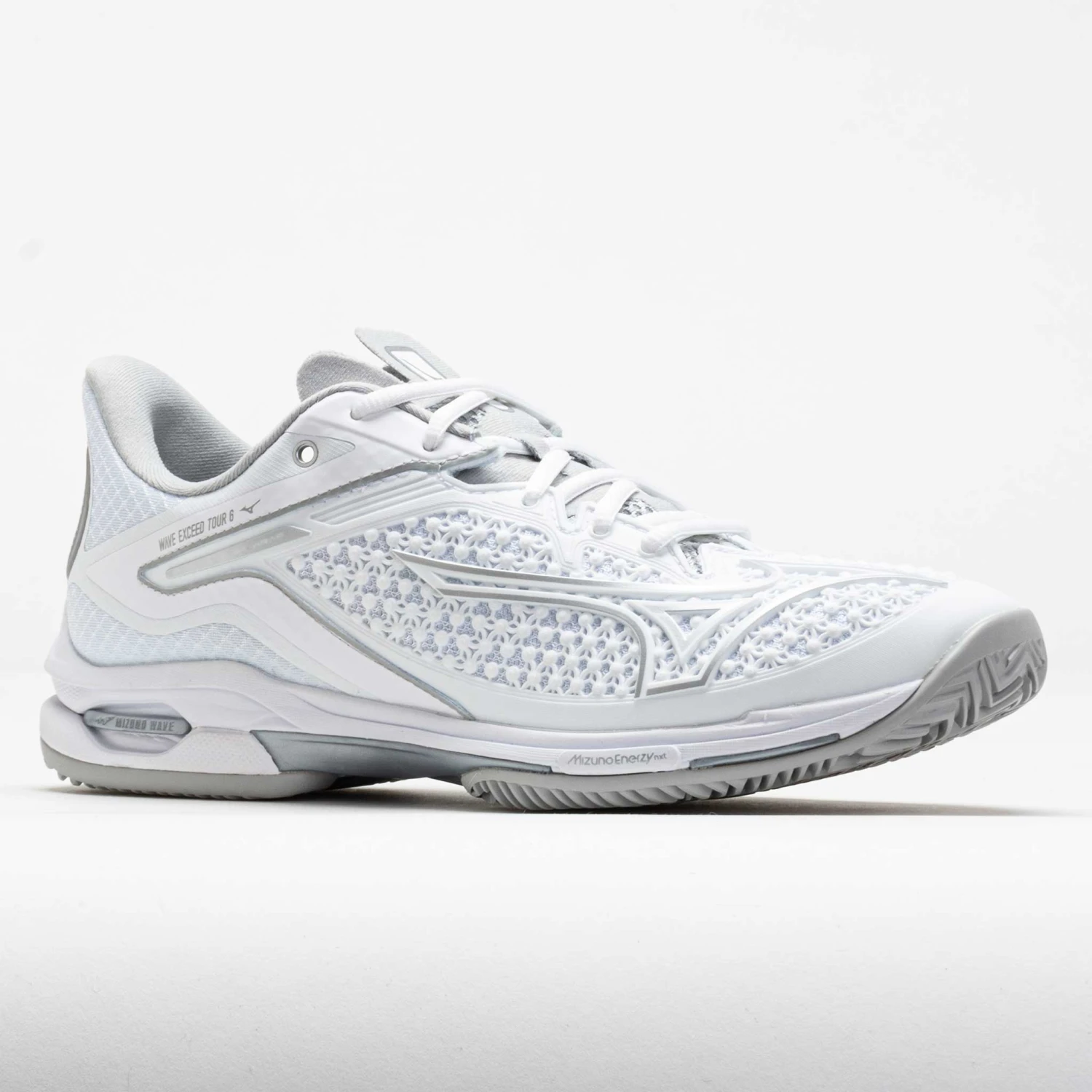 Mizuno Wave Exceed Tour 6 Clay Women's White/Silver 5 Mizuno Wave Exceed Tour 6 Clay Women's White/Silver - Image 5