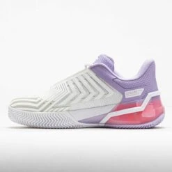 K-Swiss Ultrashot 4 Clay Women's White/Orchid Petal/Neon Blaze -Holabird Sports SHOP 118270 1