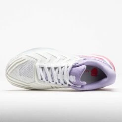 K-Swiss Ultrashot 4 Clay Women's White/Orchid Petal/Neon Blaze -Holabird Sports SHOP 118270 2