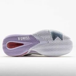 K-Swiss Ultrashot 4 Clay Women's White/Orchid Petal/Neon Blaze -Holabird Sports SHOP 118270 4