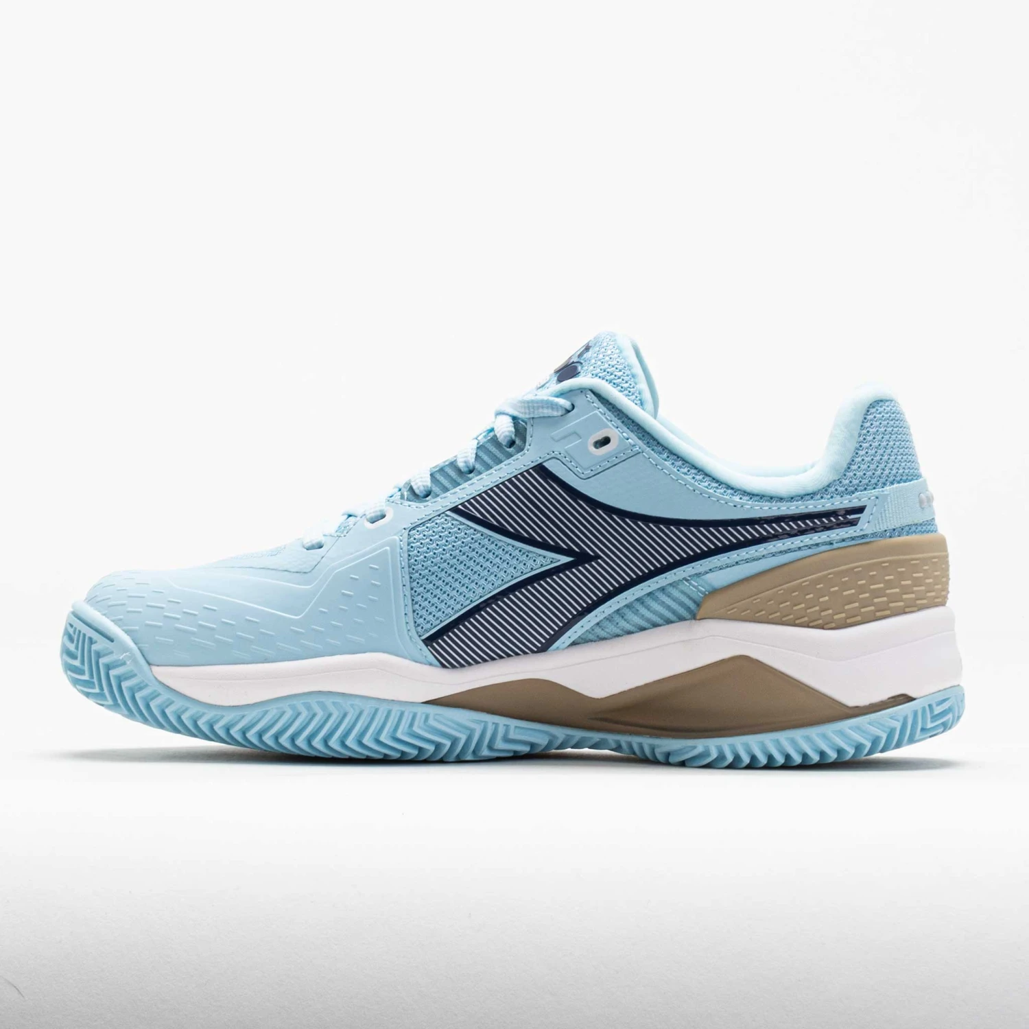 Diadora Blushield Torneo 3 Clay Women's Corydalis Blue/Black Iris 2 Diadora Blushield Torneo 3 Clay Women's Corydalis Blue/Black Iris - Image 2