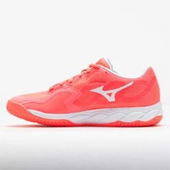 Mizuno Wave Enforce Court AC Women's Striking Coral/White -Holabird Sports SHOP 118430 1