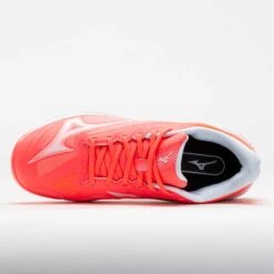 Mizuno Wave Exceed Court AC Women's Striking Coral/White -Holabird Sports SHOP 118433 2