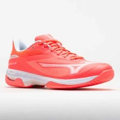 Mizuno Wave Exceed Court AC Women's Striking Coral/White -Holabird Sports SHOP 118433 5