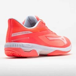 Mizuno Wave Exceed Court AC Women's Striking Coral/White -Holabird Sports SHOP 118433 6