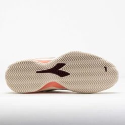 Diadora Blushield Torneo 3 Clay Women's White/Maroon/Desert Flower -Holabird Sports SHOP 118523 4