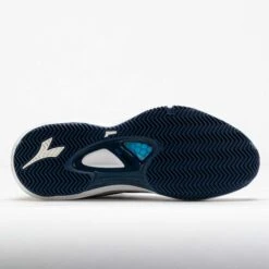 Diadora Speed Blushield Fly 4+ Clay Men's White/Ensign Blue/Maroon -Holabird Sports SHOP 118526 4