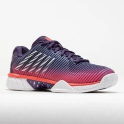 K-Swiss Hypercourt Express 2 Women's Purple Plumeria/White/Hot Coral -Holabird Sports SHOP 118551 5