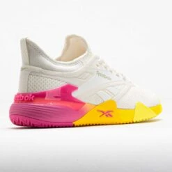 Reebok Nano Court Women's Chalk/True Pink/Golden Haze -Holabird Sports SHOP 118701 6