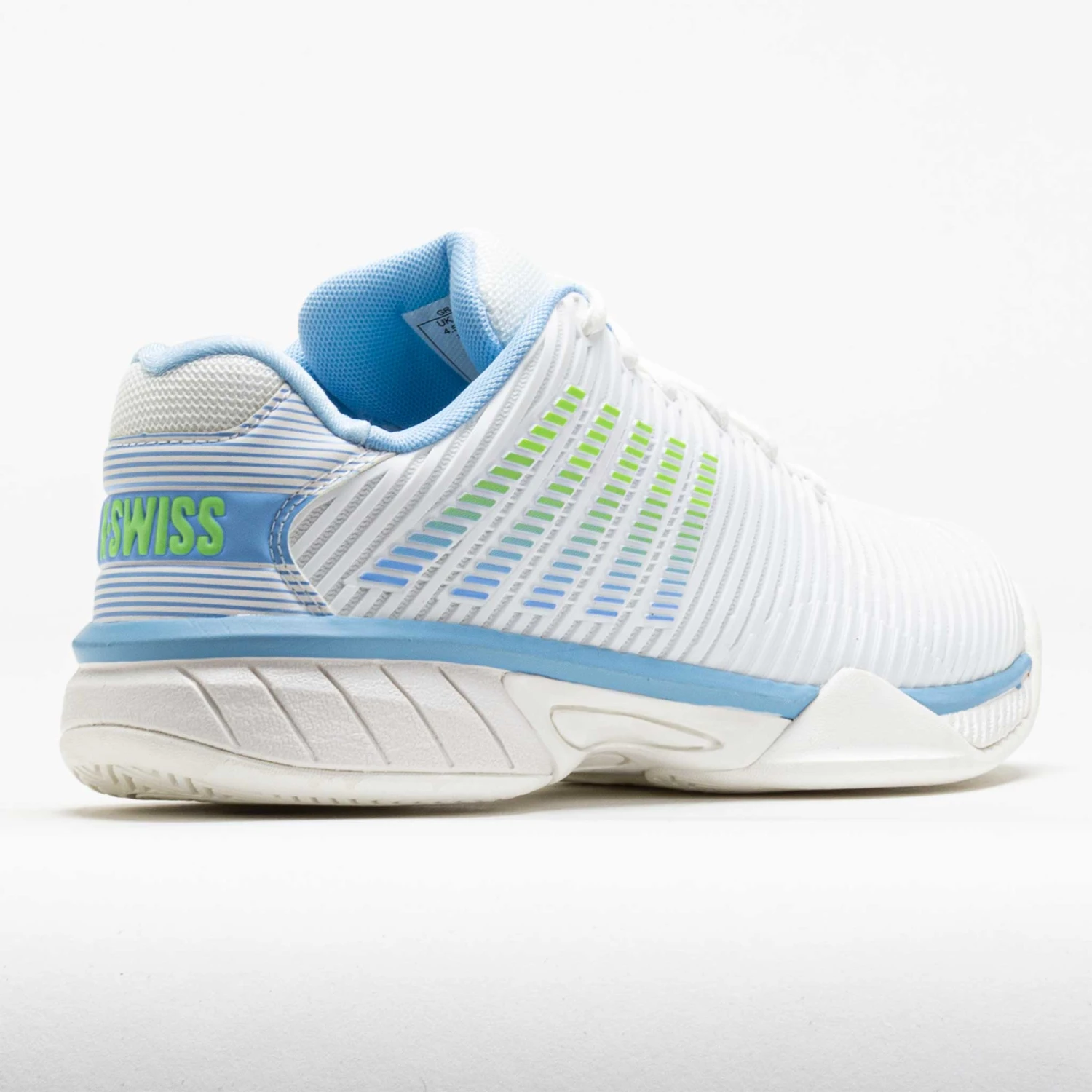 K-Swiss Hypercourt Express 2 Junior White/Dutch Canal/Paradise Green 6 K-Swiss Hypercourt Express 2 Junior White/Dutch Canal/Paradise Green - Image 6