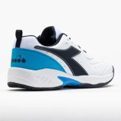 Diadora Challenge 5 SL Junior White/Blue Corsair -Holabird Sports SHOP 121524 6